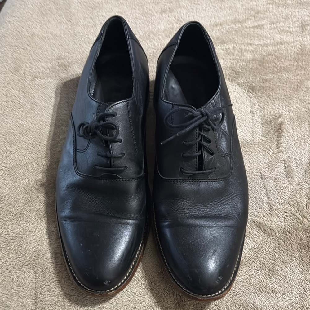 Nisolo Men’s Timeless Classic Black Oxford Men's Leather Shoes‎
